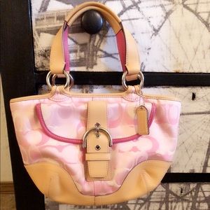 NWOT, Authentic Coach pink purse!